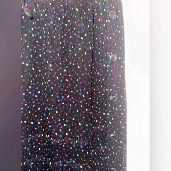 Coach Floral Tiered Snap Midi Skirt Sz 2 - Picture 7 of 9